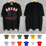 Rhude T Shirts Printed Trendy Pure Cotton