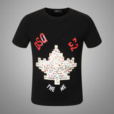 Dsq2 T Shirt Casual Sports Printed Short Sleeve Summer Men