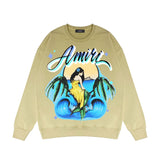 Amiri Sweatshirt Printed Trendy Pure Cotton