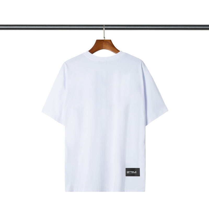 We11 Done T Shirts Logo Printed Welldone Short Sleeve T-shirt Men and Women Loose