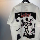 SAINT MICHAEL Vintage T Shirt Love Cupid Short Sleeve