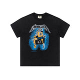 Marilyn Manson T Shirt Marilyn Manson Vintage Heavy Distressed Short Sleeve T-shirt