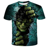 Marvel T Shirt Summer Short Sleeve T-shirt Printed T-shirt