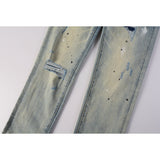 Purple Brand Jeans Pure Cotton High Street Trend #9007