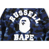 Shark Print Jacket Camouflage Male And Female Couples Wear Plus Size Loose Pullover Hoodie Sweater