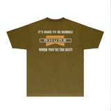Rhude T Shirts Printed Trendy Pure Cotton