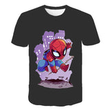 Marvel T Shirt Marvel T-shirt Men's Printed Couple Casual Short Sleeve Sports