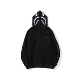 Shark Print Hoodie Shark Sweater Reflective Color Ape Head Coat Hooded Hoodie