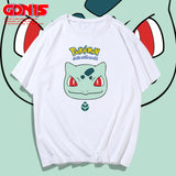 Men and Women Pokemon Pikachu T Shirt Pikachu Short Sleeve T-shirt for Men