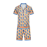 Casablanca Shirts And Shorts 2 Pieces Set Summer Loose