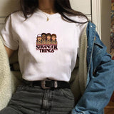 Stranger Things T Shirt Stranger Things Stranger Things Printed Polyester round Neck Pullover T-shirt
