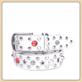 Hip-hop punk rhinestone belt kids gem decoration