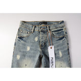 Purple Brand Jeans Pure Cotton High Street Trend #9092
