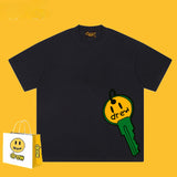 Drew T Shirts Key Smiley Face Printing