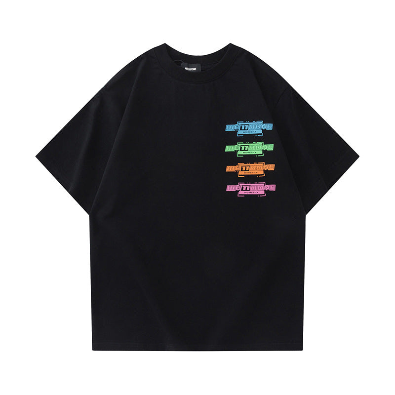 We11 Done T Shirts We11done Color Logo Printing for Men and Women