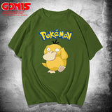 Men and Women Pokemon Pikachu T Shirt Y Pikachu Short Sleeve T-shirt