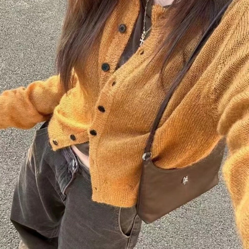 Chh Chrome Heart Leather Bag Fashion Sword