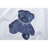 We11 Done T Shirts We11done Reflective Pearl Bear Pattern Loose Version