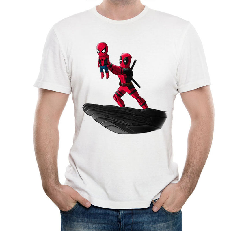 Marvel T Shirt Marvel Superhero Short Sleeve T-shirt Men