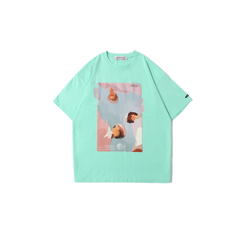 Caravaggio T-Shirts Summer Printed Short-Sleeved T-shirt