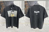 Mens Vintage T-Shirts Saint Michael Animated Patterns
