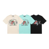 Palm Angels T Shirts Skull Letter Print Short Sleeve T-Shirt