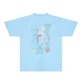 Casablanca T Shirts Fashion Print Street