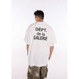 Unisex T-Shirts GALLERY DEPT Casual Loose T-Shirt