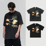 Vintage T-shirts American Vintage Washed Old Short Sleeve T-Shirts