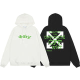 OFF WHITE Hoodie Trendy Street Style Personalized Cotton