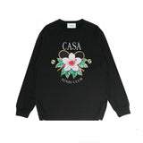 Casablanca Long sleeve T-shirt Fashion Multi-Colour Crew Neck Loose
