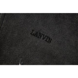 Gallery Dept Hoodie Embroidery Letter Splash Ink Wash Hooded Sweater Cardigan Jacket