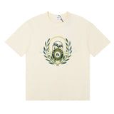 Rhude T Shirt Alphabet Coconut Racing Pattern Short Sleeve T-Shirt