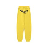 Sp5der Sweatpants Cobweb Puff Print Pure Cotton