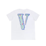 Vlone T Shirt Spring/Summer Print Crew Neck