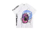 Cpfm T Shirt Flame Print Men's and Women's round Neck Short Sleeve T-shirt