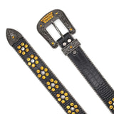 Hip-hop punk rhinestone belt punk style