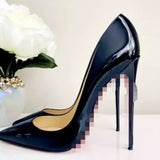Louboutin-style red bottom shoes ballet shoes dance shoes european station cl french one-word celebrity elegant rhinestone sexy red bottom export high heels