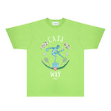 Casablanca T Shirts Fashion Print Street