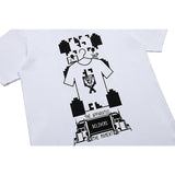 C.e t shirts creative clothes pattern round neck pullover short sleeve men and women