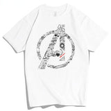Marvel T Shirt T-shirt Cotton Short Sleeve Thor Iron Man