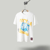 Travis Scott T Shirts x Mitchell x Ness UCLA Bruins Hand-Drawn Short Sleeve