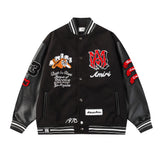 Amiri Jacket AMI Tiger Towel Pattern Baseball Jacket Jacket Men's and Women's