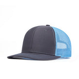 Trendy flat brimmed hat sunshade net hat