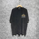 Amiri washed t-shirt fractured star short sleeve