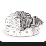 Hip-Hop Punk Rhinestone Belt