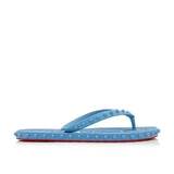 Louboutin-style red bottom shoes cl popular in stock red bottom rivets non-slip flat bottom flat heel flip-flops beach flip-flops outdoor couple factory wholesale