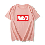 Marvel T Shirt T-shirt Men's Short Sleeve Captain America Couple Clothes