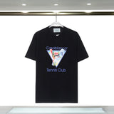 Casablanca T Shirts Spring Summer CASA Sea Fish Alphabet Starry Sky