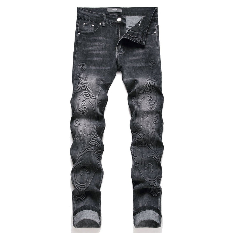 Amiri Jeans Embossing Stretch Jeans
